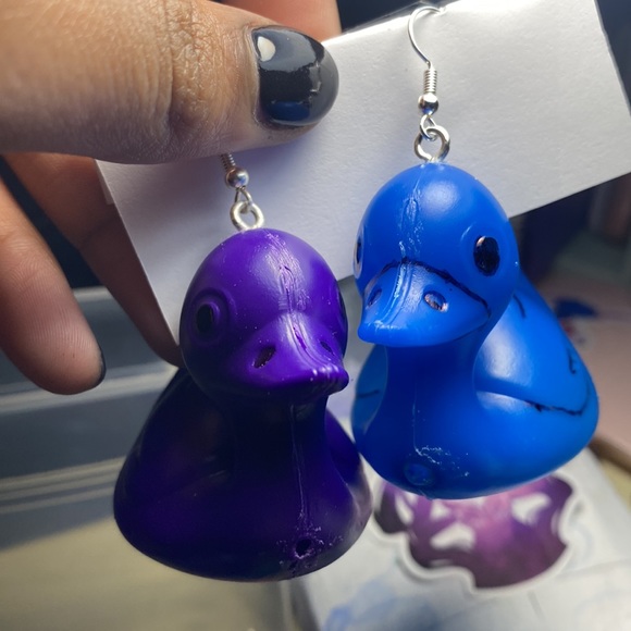 Ducky earrings!! - Picture 2 of 2